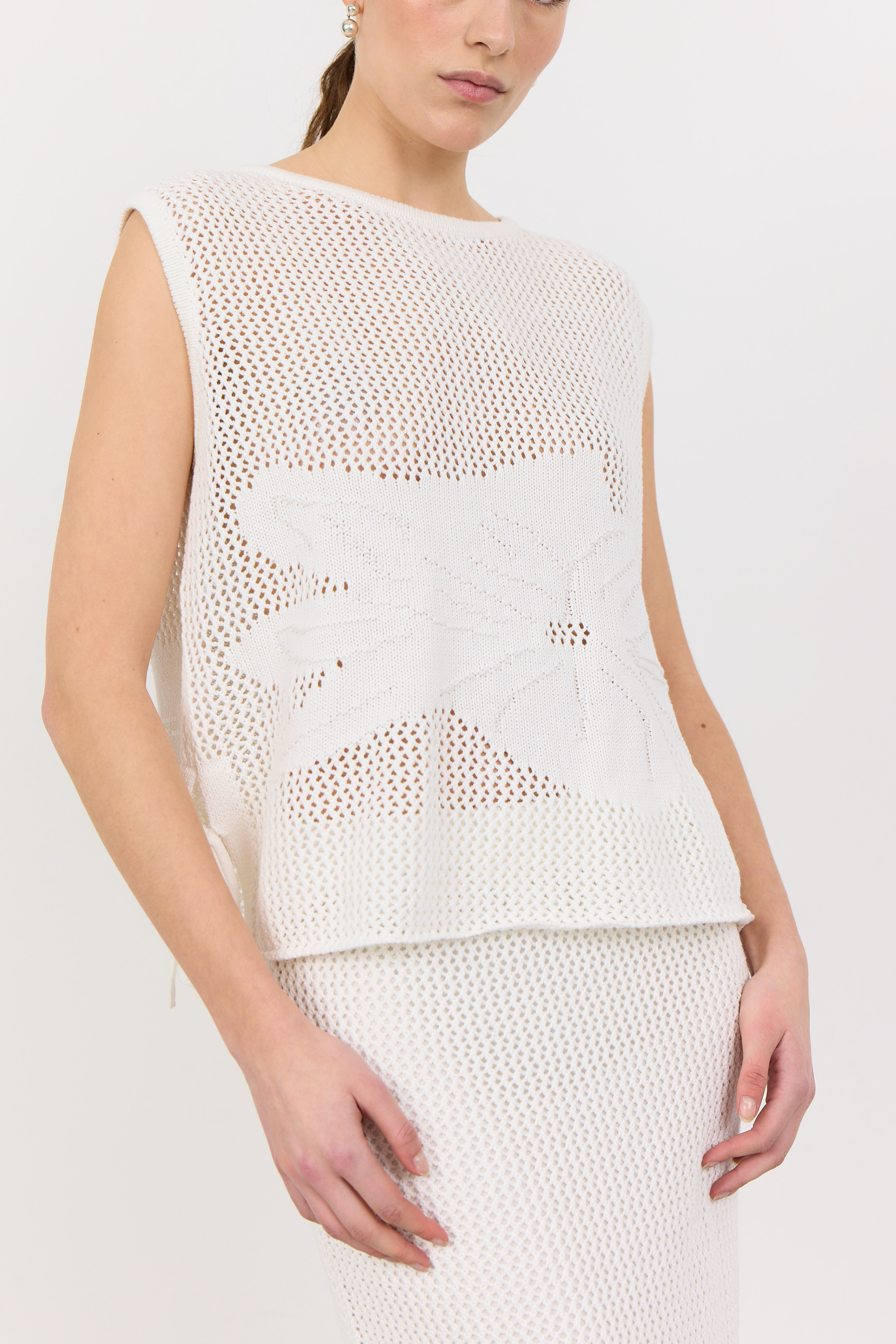 Leveté Room - Lian 3  Waistcoat Star White