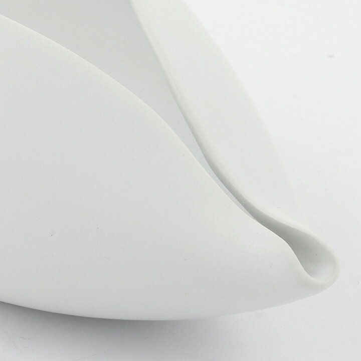 スティグ・リンドべリ Vecklaシリーズ  曲線美の白いボウル Bowl 1950年  18cm (3)