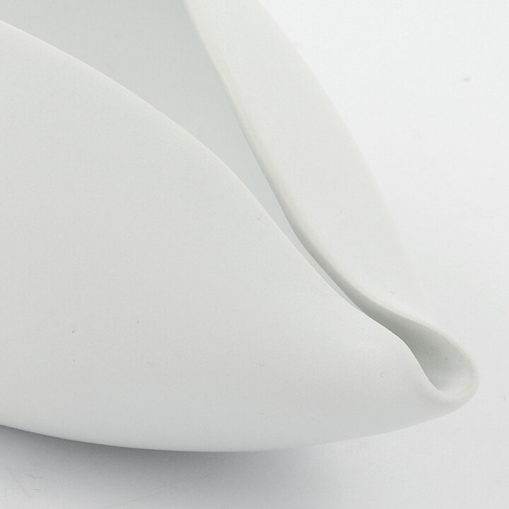 Stig Lindberg (Veckla 1950) White Sculptural Bowl 18 cm (3)