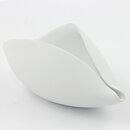 Stig Lindberg (Veckla 1950) White Sculptural Bowl 18 cm (3)