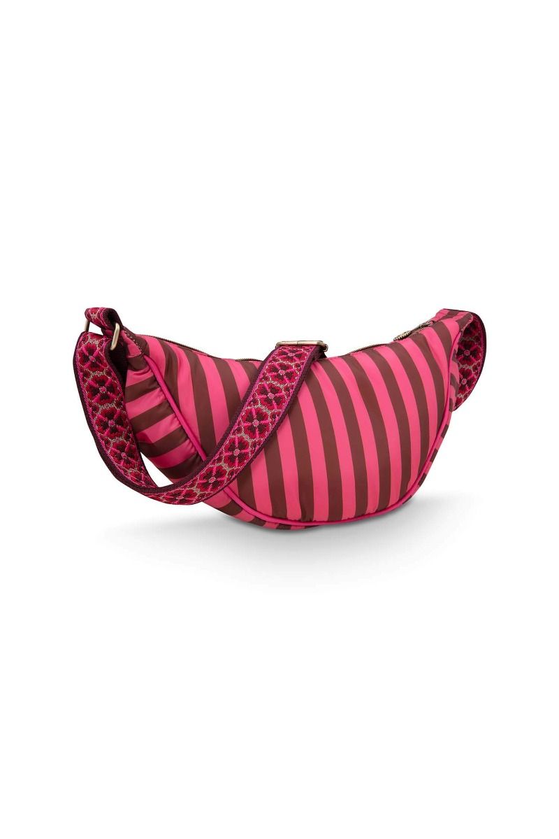 Body bag / Randig /Rosa