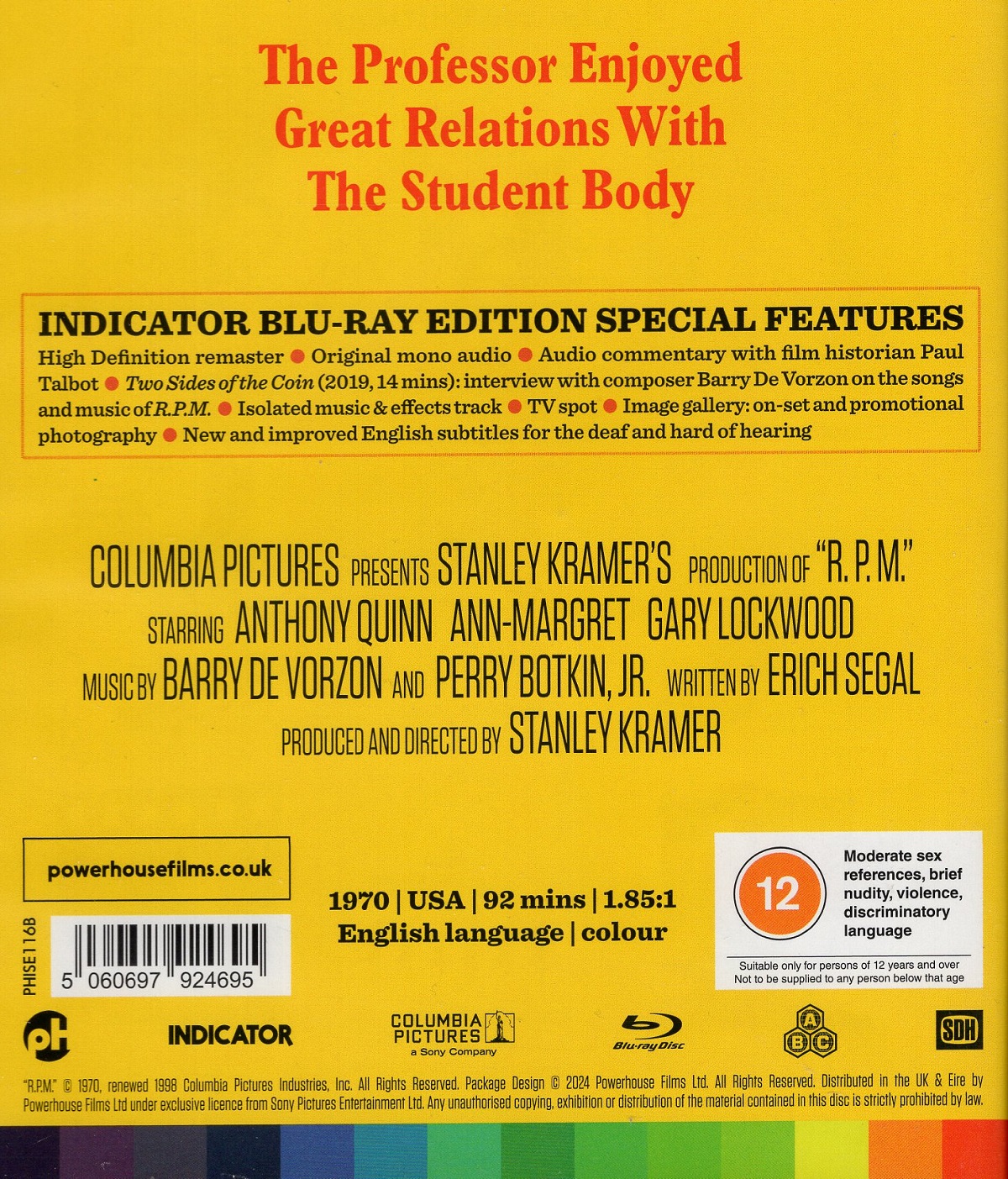 R.P.M. (ej svensk text) (Blu-ray) - 2