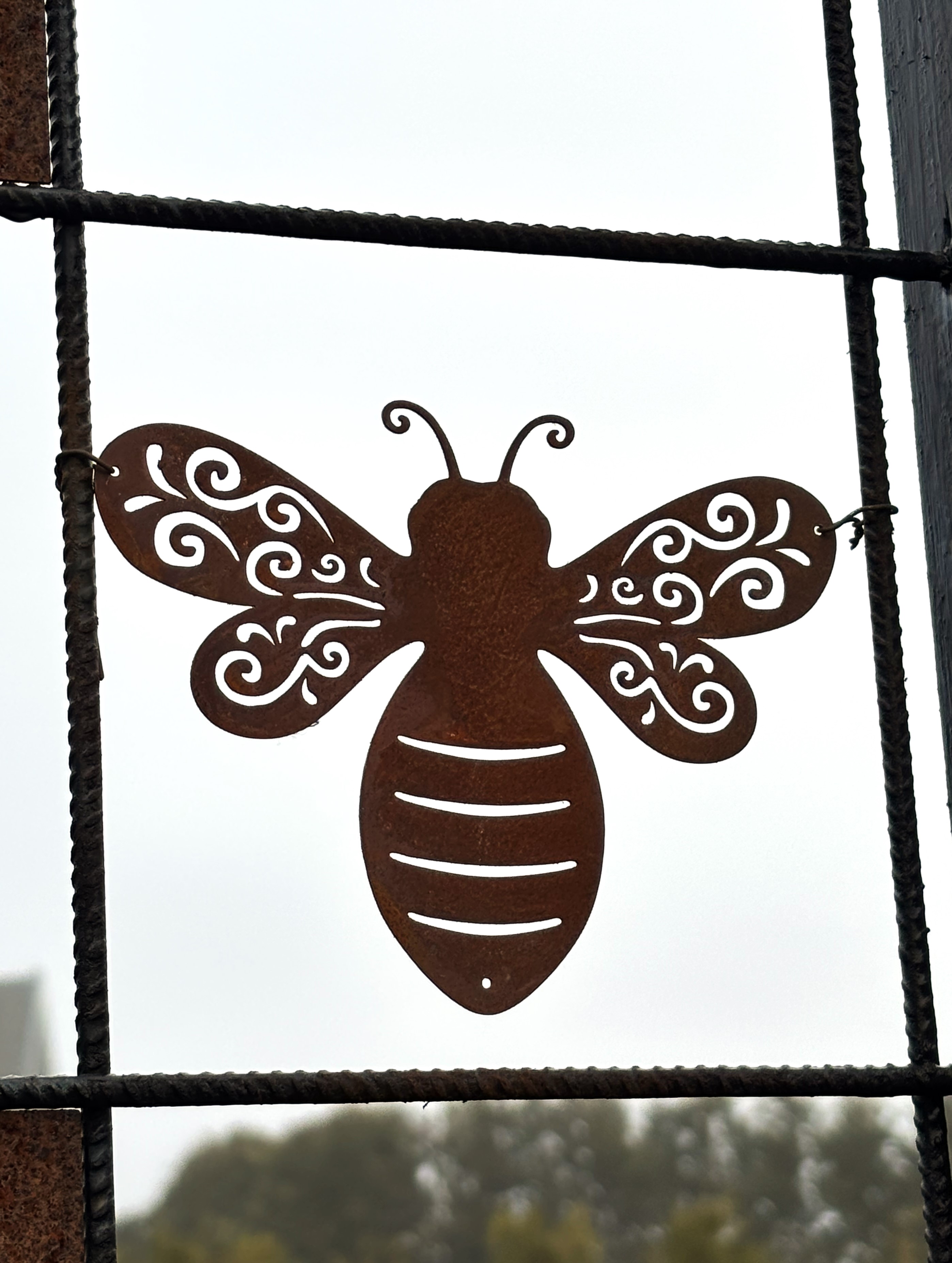 Rostig  HUMLA till armeringsnät 14 cm