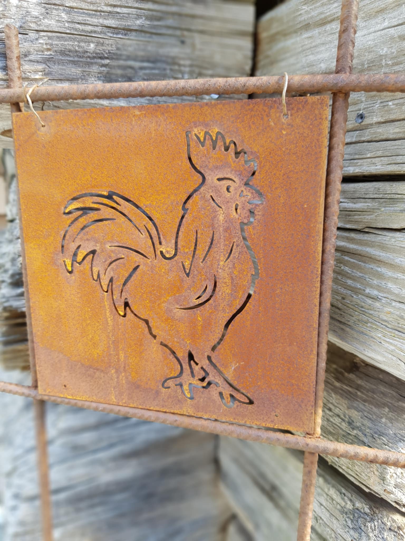 Trädgårdsskylt - Tupp