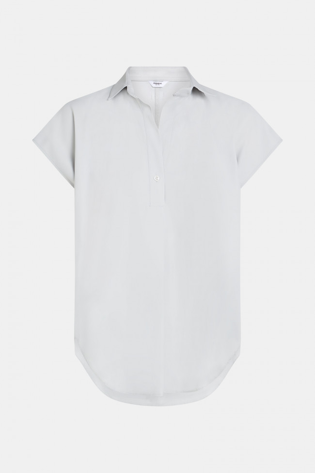 Penn & Ink NY - Lynn Blouse Chalk