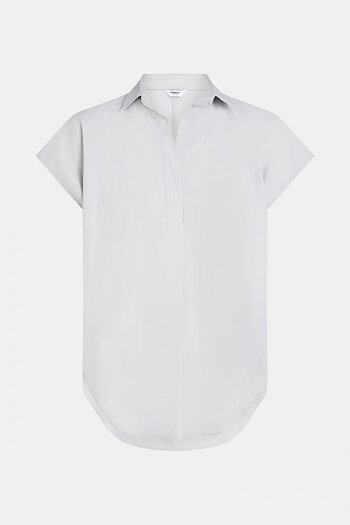 Penn & Ink NY - Lynn Blouse Chalk