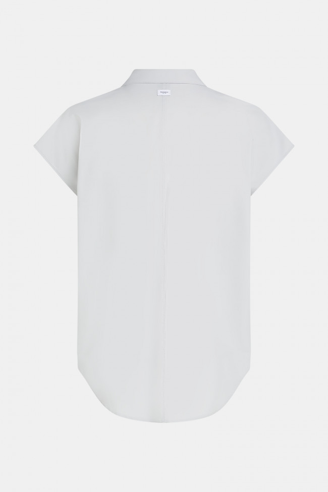 Penn & Ink NY - Lynn Blouse Chalk - 2