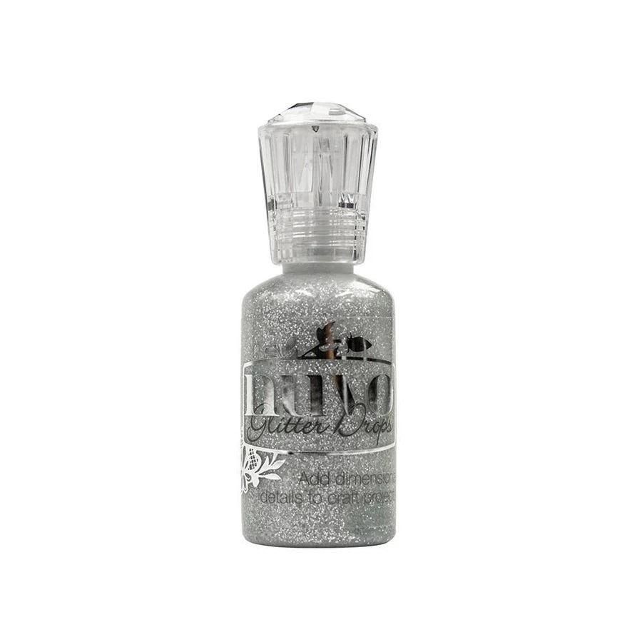 Nuvo - Glitter drops - Silver Moondust 756N