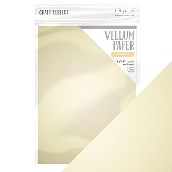 Craft Perfect - Vellum Paper - Pearled Gold