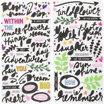 49 And Market - Die-Cuts Cardstock Stickers By Vicki Boutin - The Flower Emporium