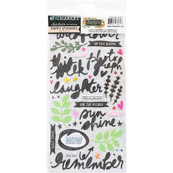 49 And Market - Die-Cuts Cardstock Stickers By Vicki Boutin - The Flower Emporium
