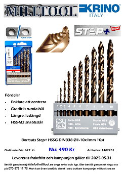 Erbjudande borrsats STEP +