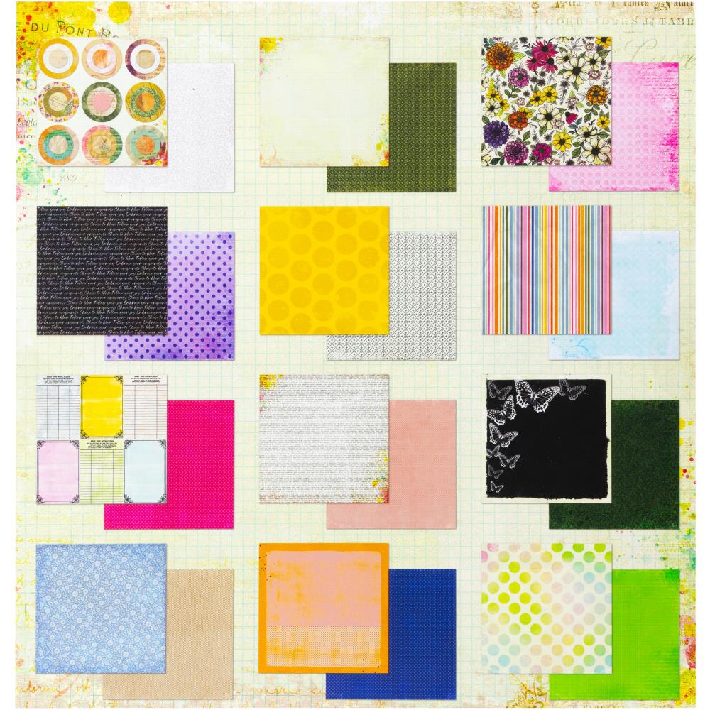 49 And Market - Paper Patterns  12x12 - The Flower Emporium - 2