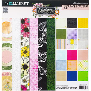 49 And Market - Paper Patterns  12x12 - The Flower Emporium