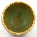 ヨスタ・ルーベンソン  一点もの  茶色いボウル  レリーフ装飾  17cm  1960年代