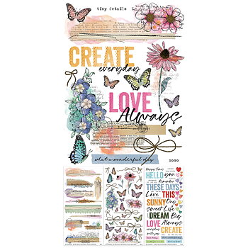 49 And Market - Rub-On Transfer Set - The Flower Emporium Essential