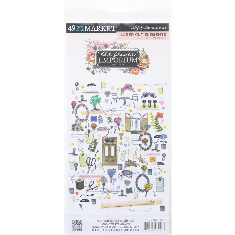 49 And Market - Laser Cut Outs - Elements, The Flower Emporium