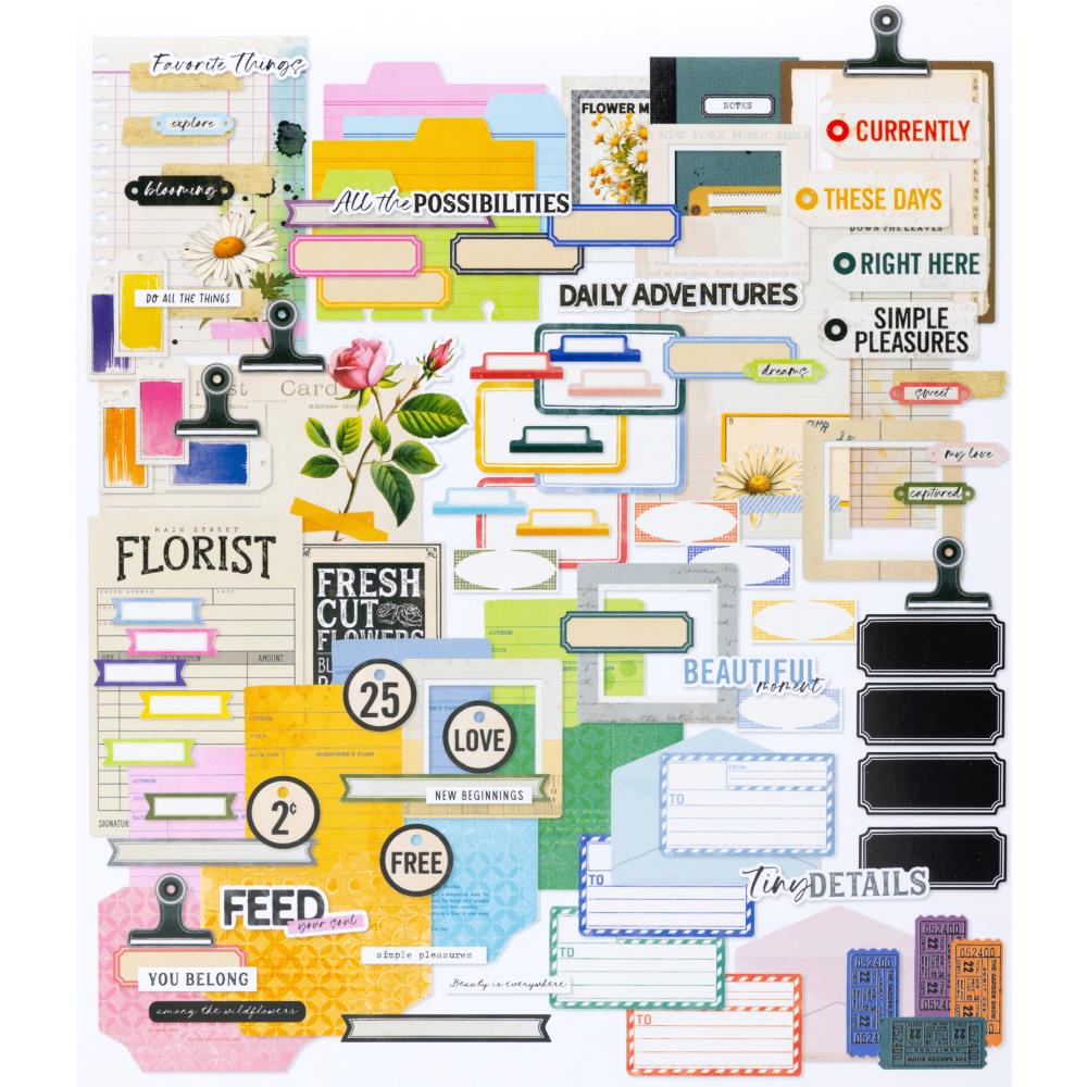 49 And Market - Die-Cuts - Journaling, The Flower Emporium - 2