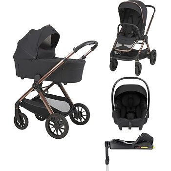 Stor Barnvagnspaket 4i1 Espiro Code inkl. Babyskydd Cosmo Smart+Isofix bas