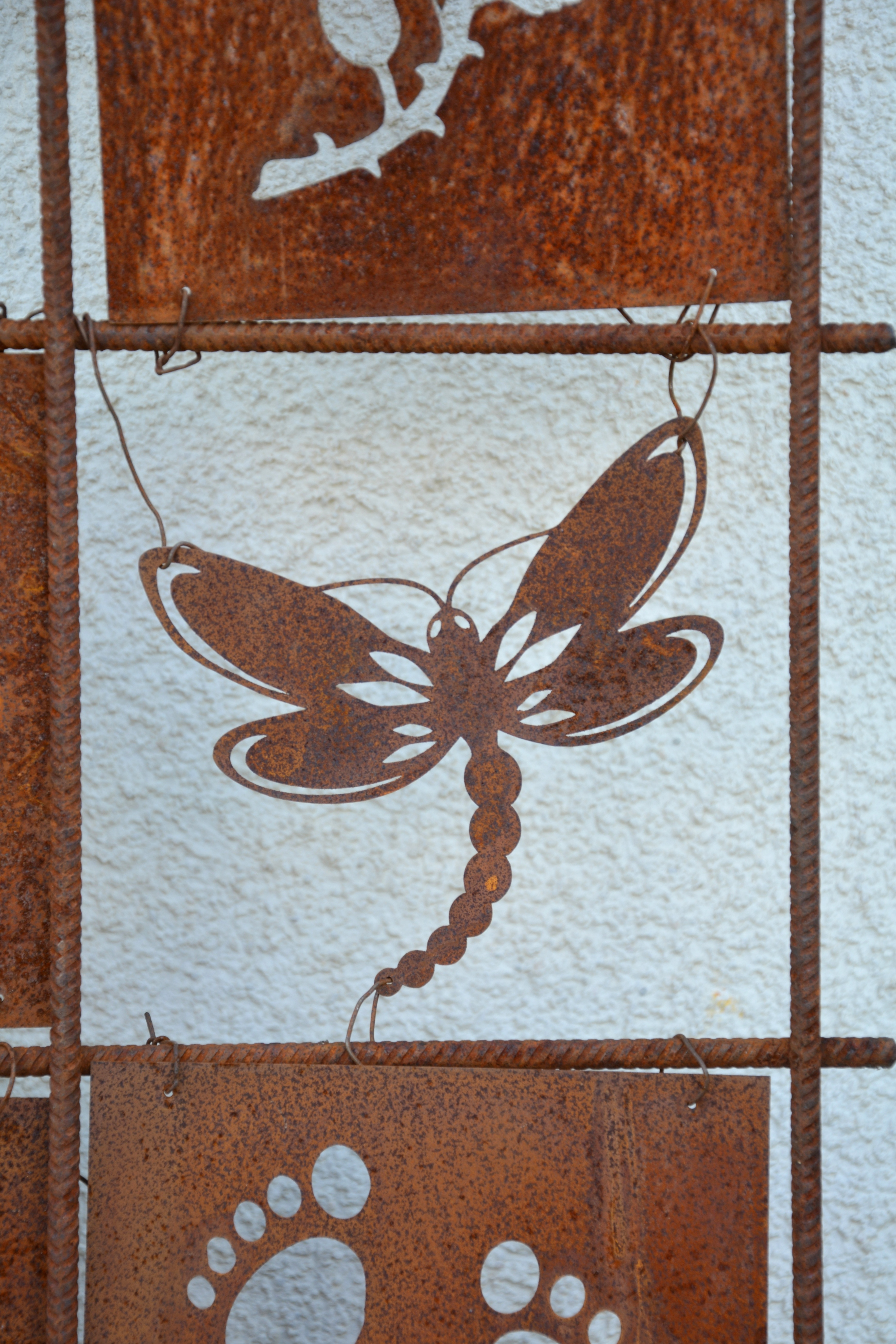 Rostig  Slända till armeringsnät 12 cm