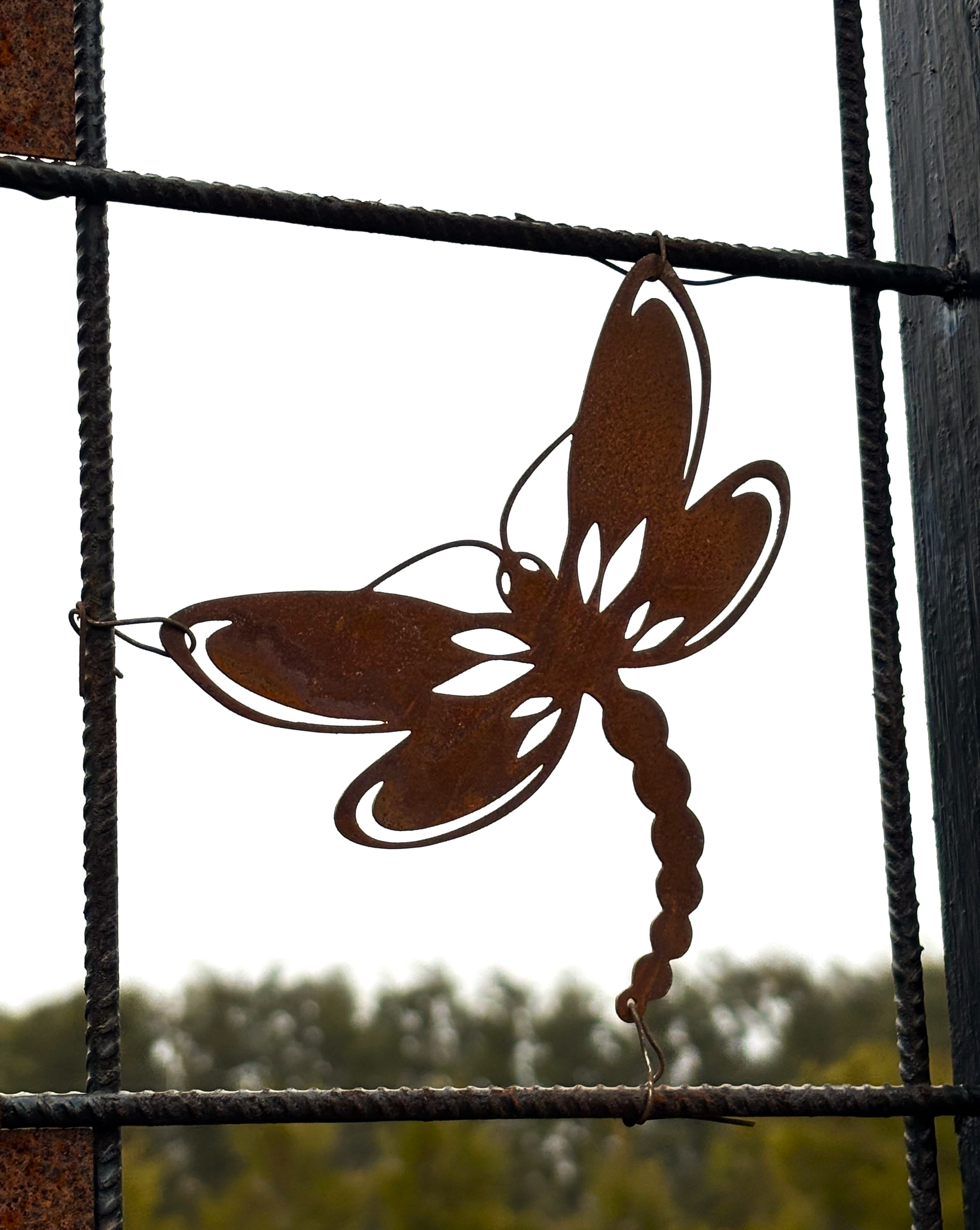 Rostig  Slända till armeringsnät 12 cm