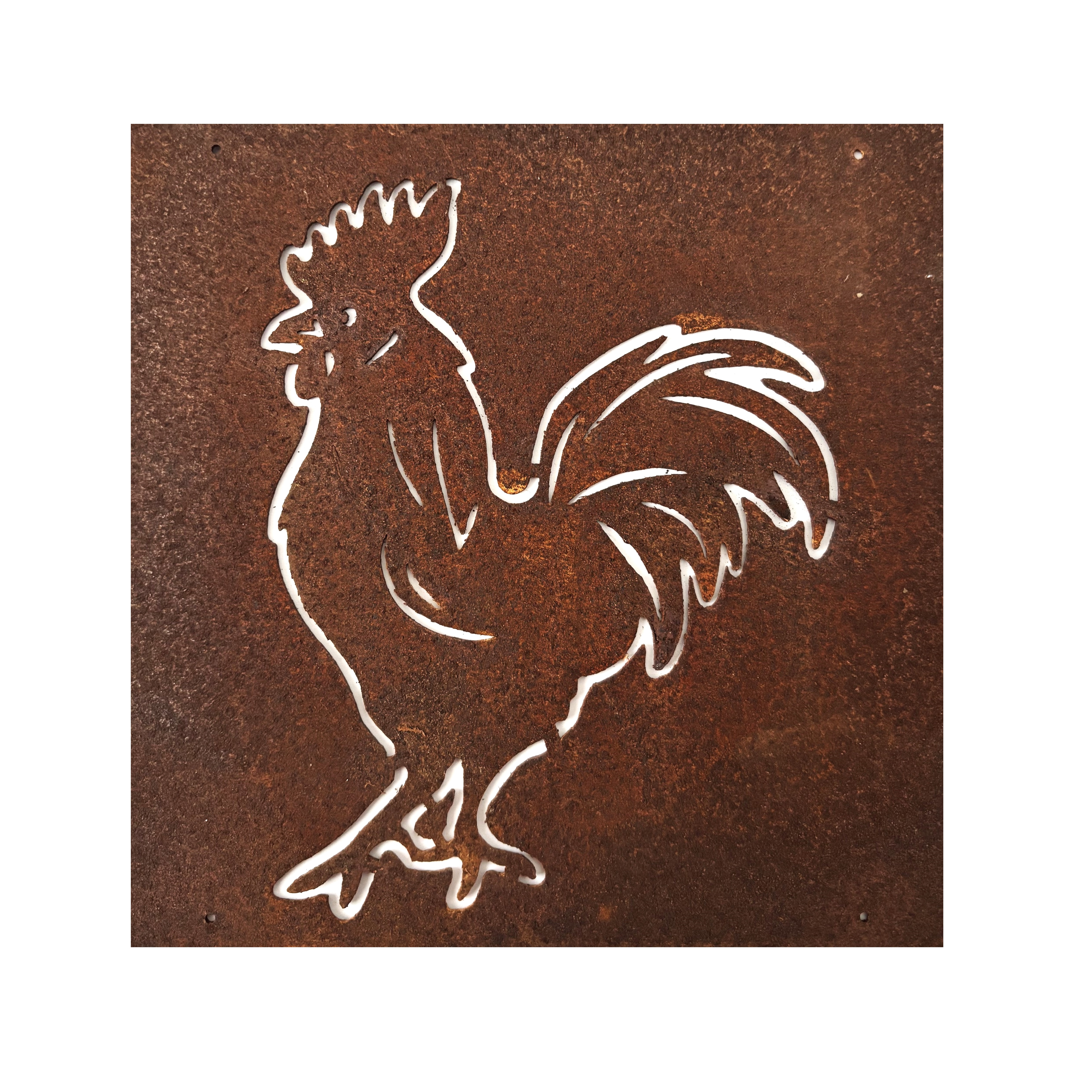 Rostig skylt till armeringsnät TUPP 14 cm