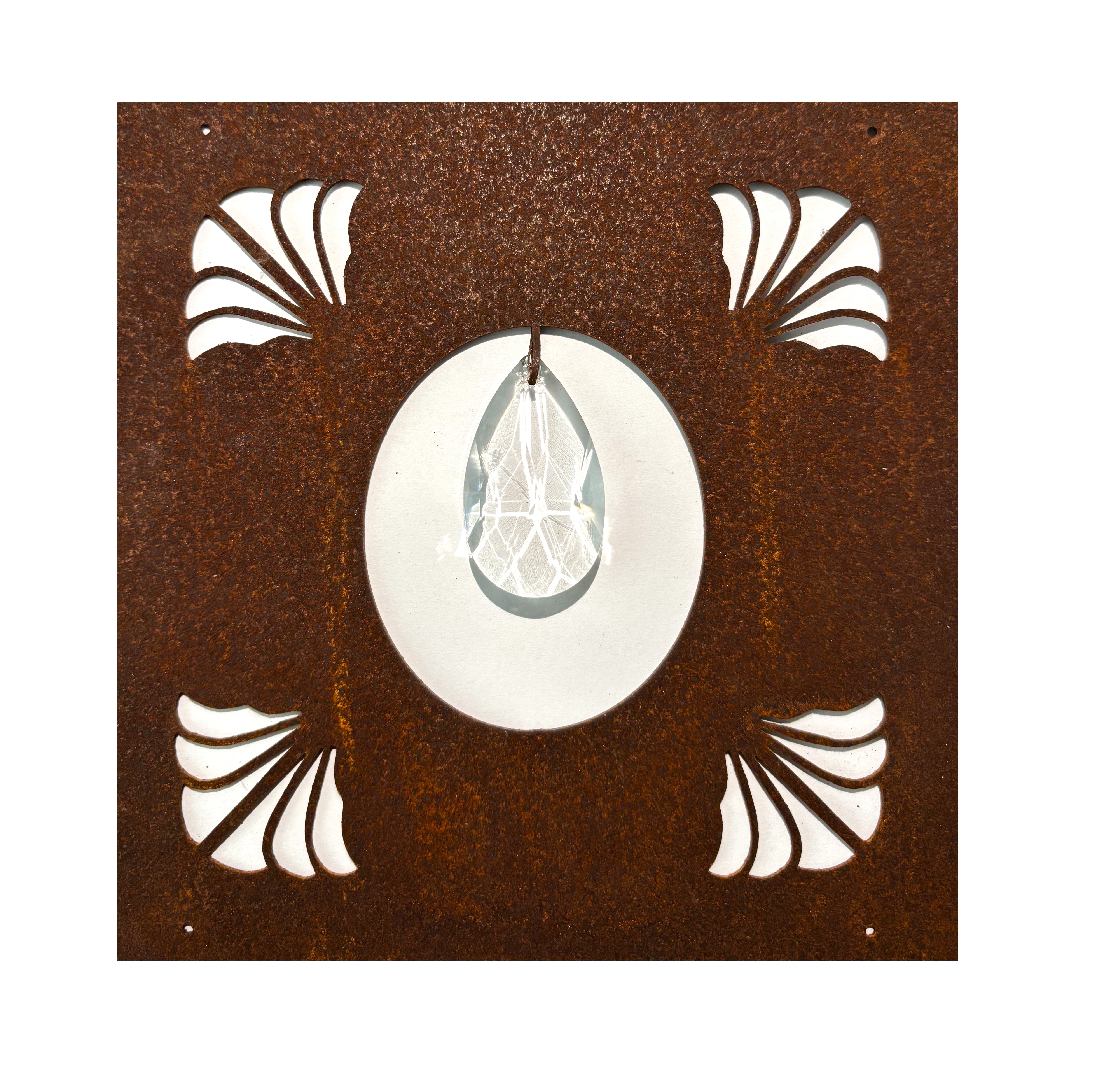 Rostig skylt till armeringsnät PRISMA 14 cm