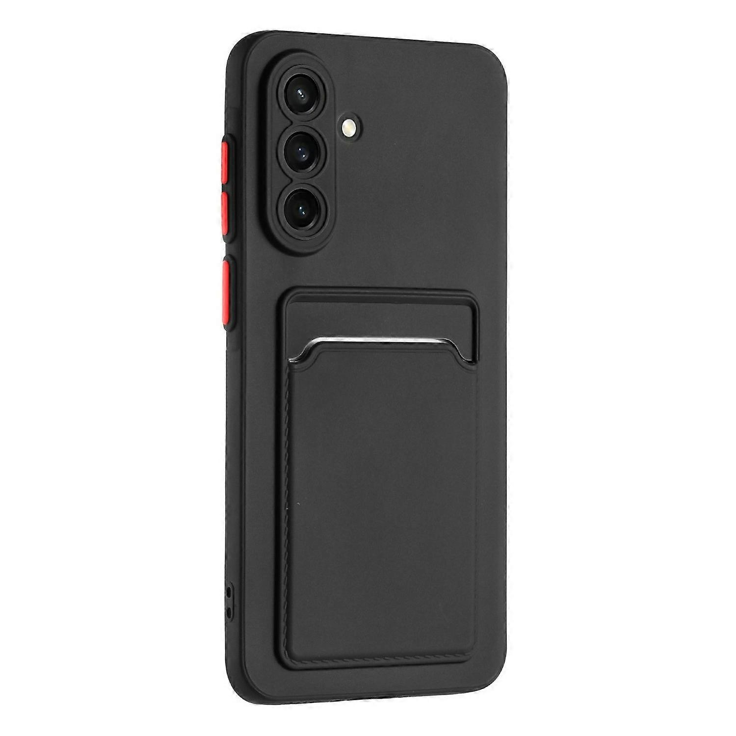 Samsung Galaxy A36 skal mobilskal korthållare slot svart - 5