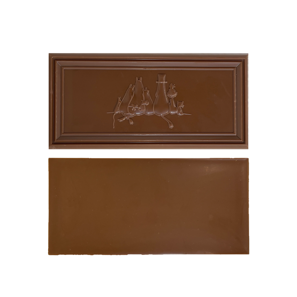Organic Moomin Chocolate Snufkin - Mjölkchoklad 41% med Apelsinsmak - 2