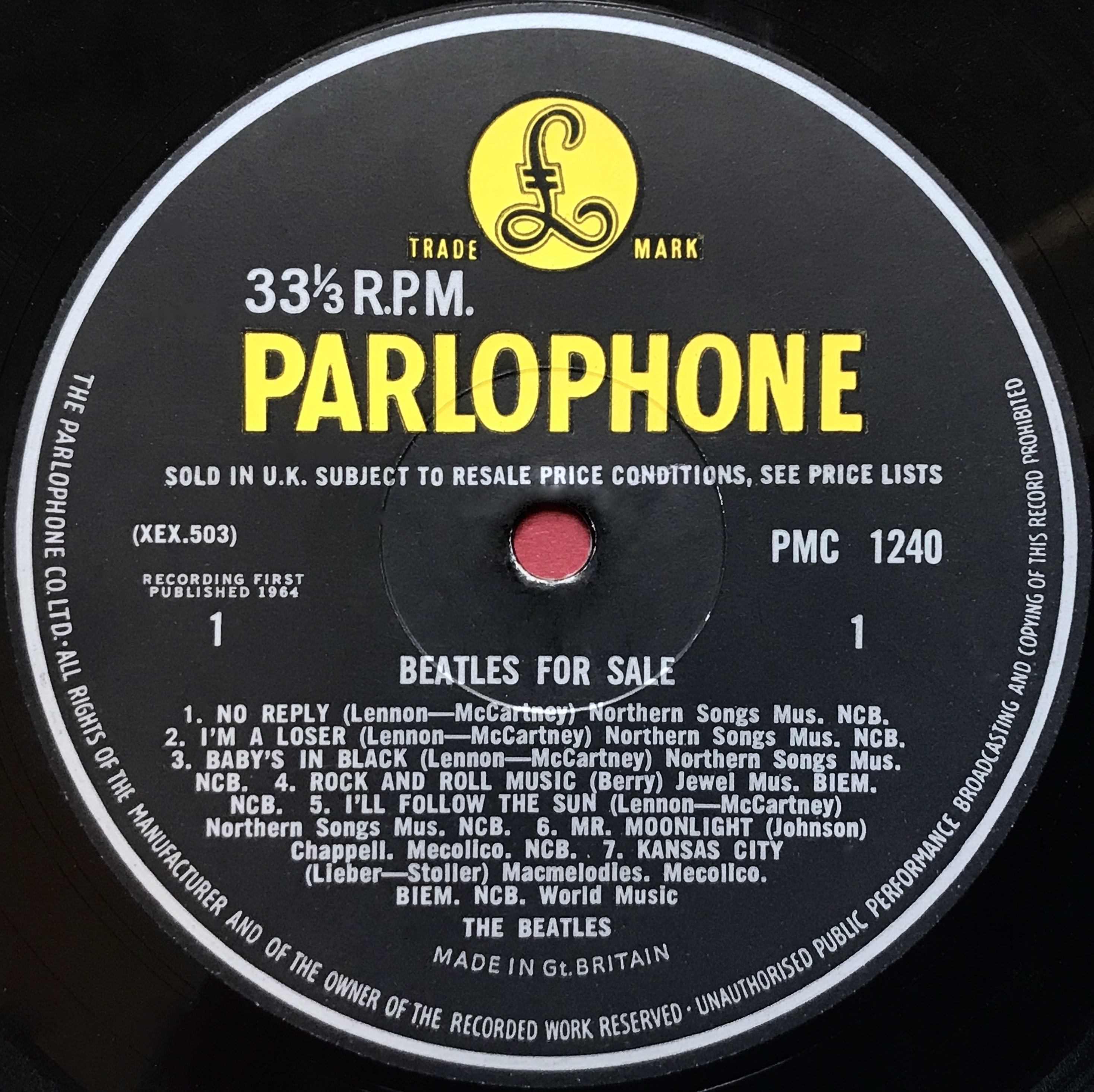 BEATLES - For sale UK-orig Mono LP 1964 - 5