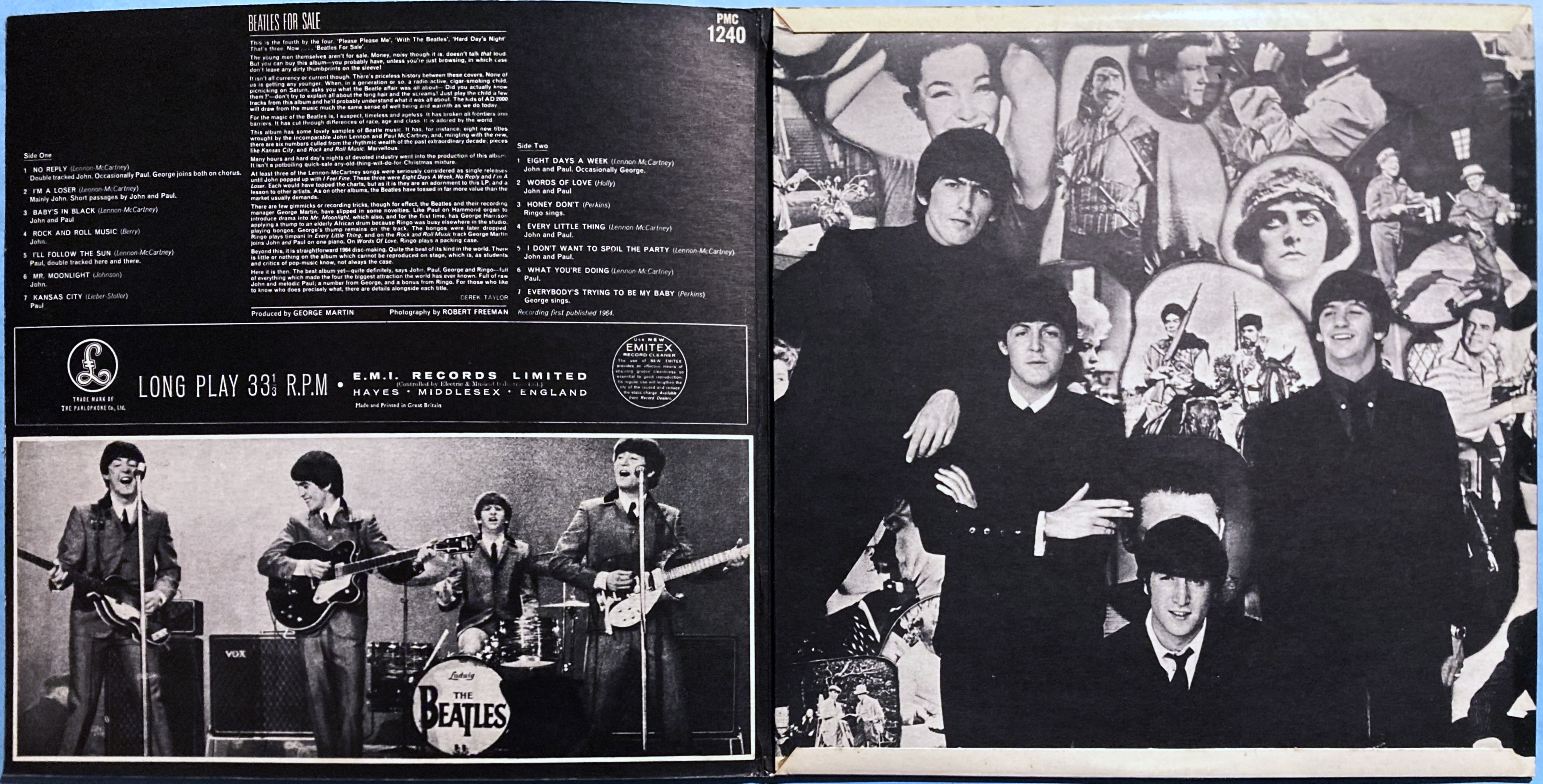BEATLES - For sale UK-orig Mono LP 1964 - 4