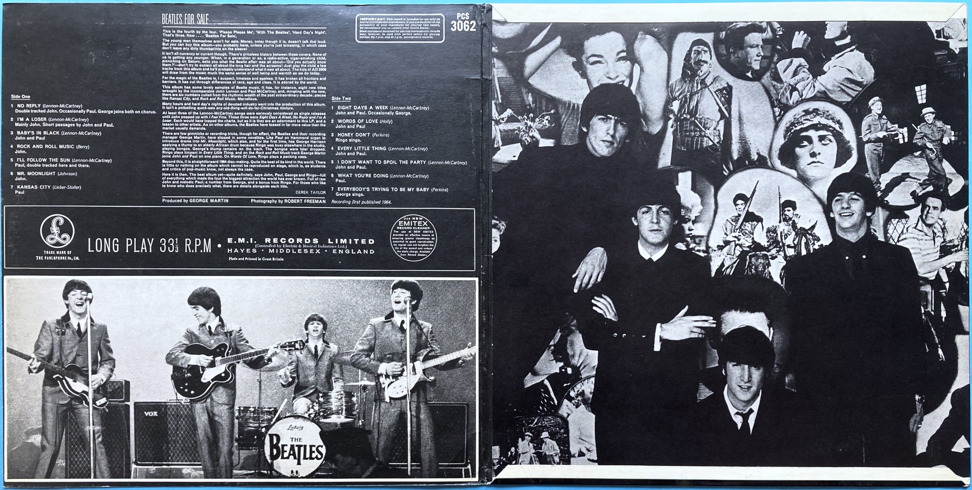 BEATLES - For sale "LOSSER" Misprint Stereo UK LP 1964 - 4