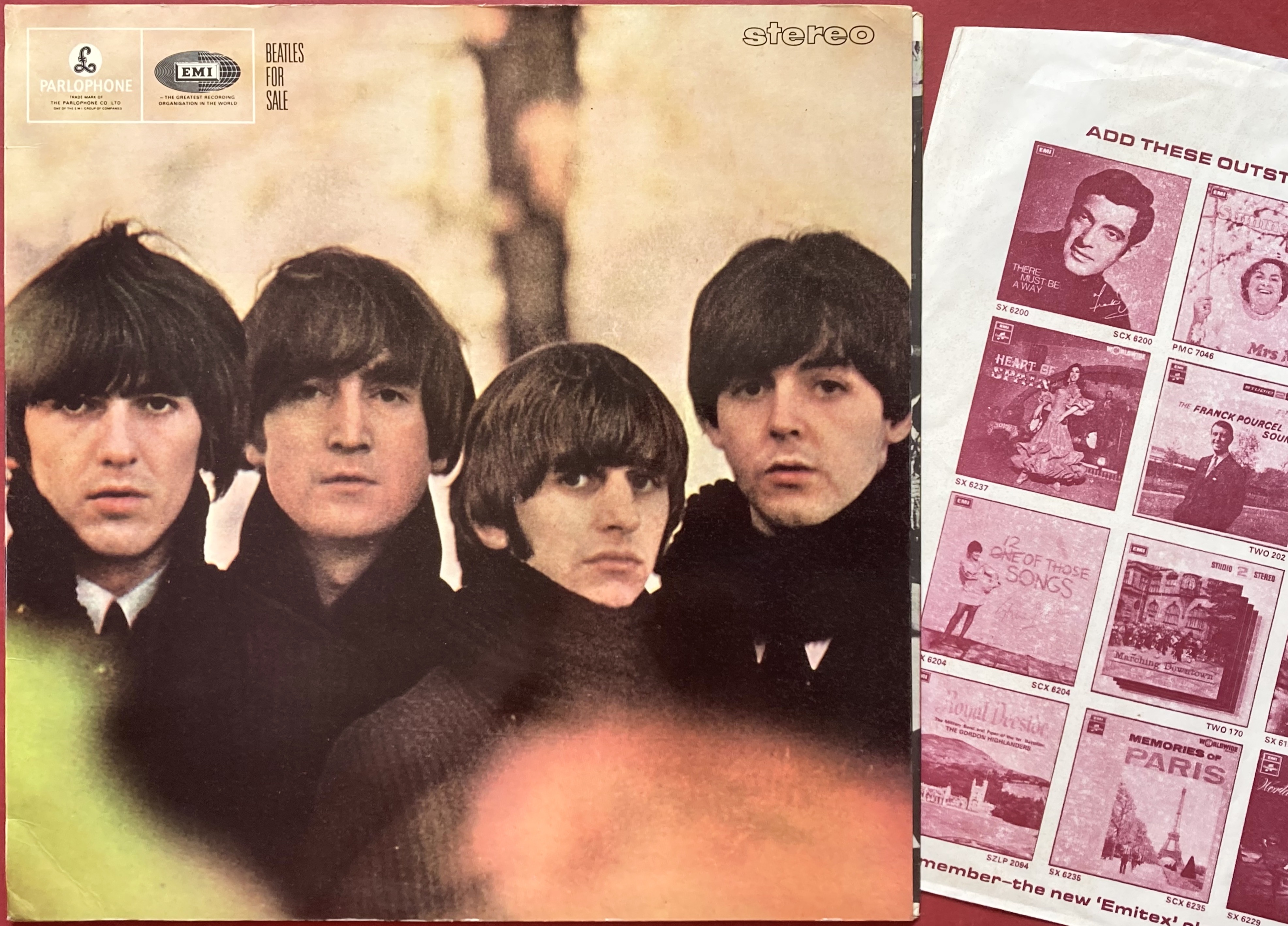 BEATLES - For sale "LOSSER" Misprint Stereo UK LP 1964