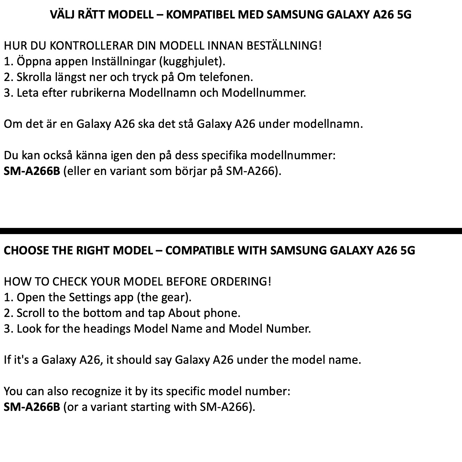 Skal för Samsung Galaxy A26 - korthållare mobilskal slot - 2