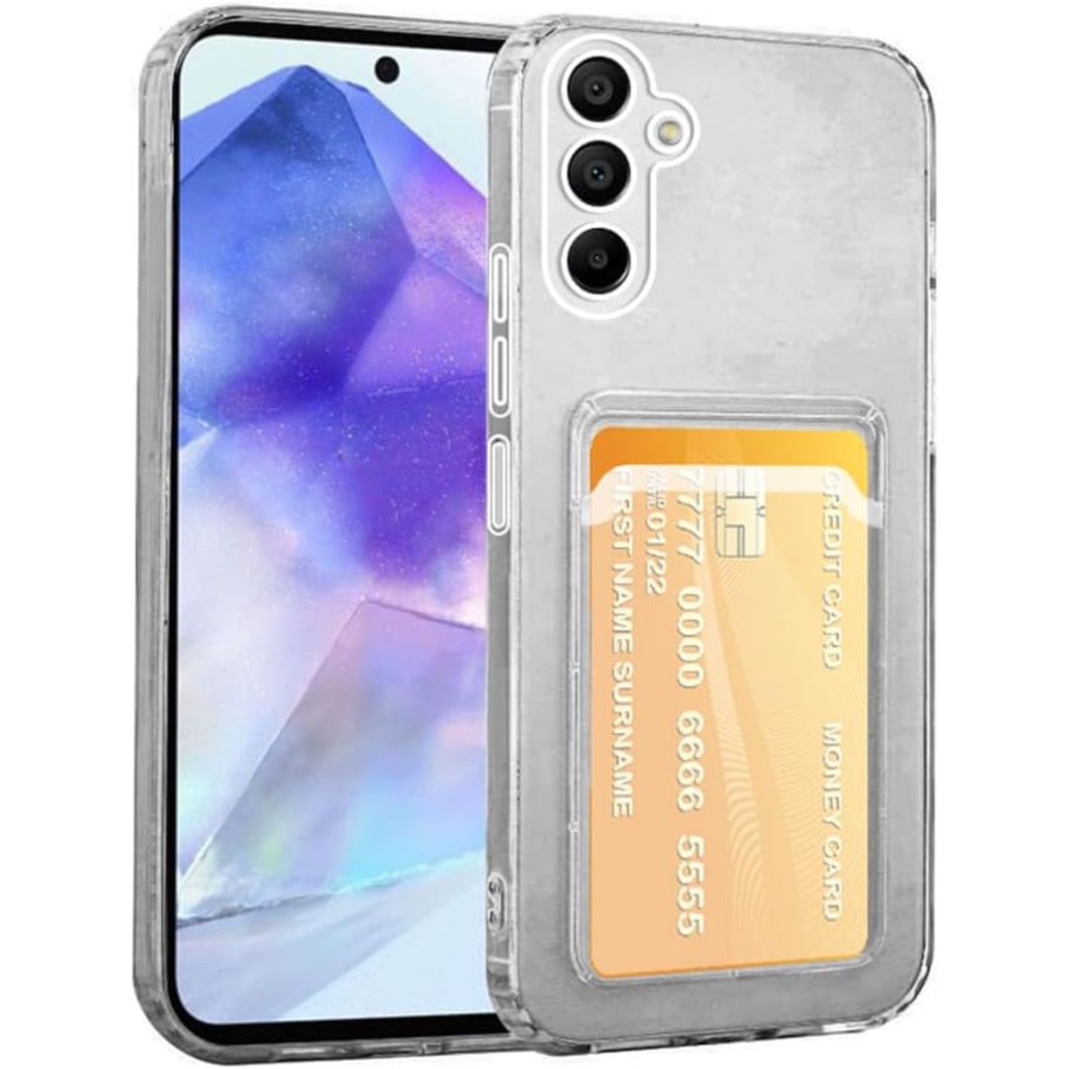 Samsung Galaxy A36 skal korthållare mobilskal slot - 3