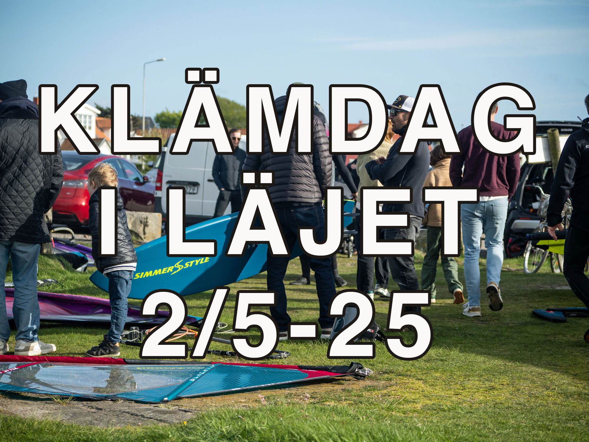 Klämdag i Läjet med vind, vågor och demo. Bilder.