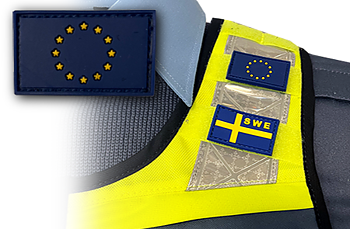 PVC EU- flagga med kardborre