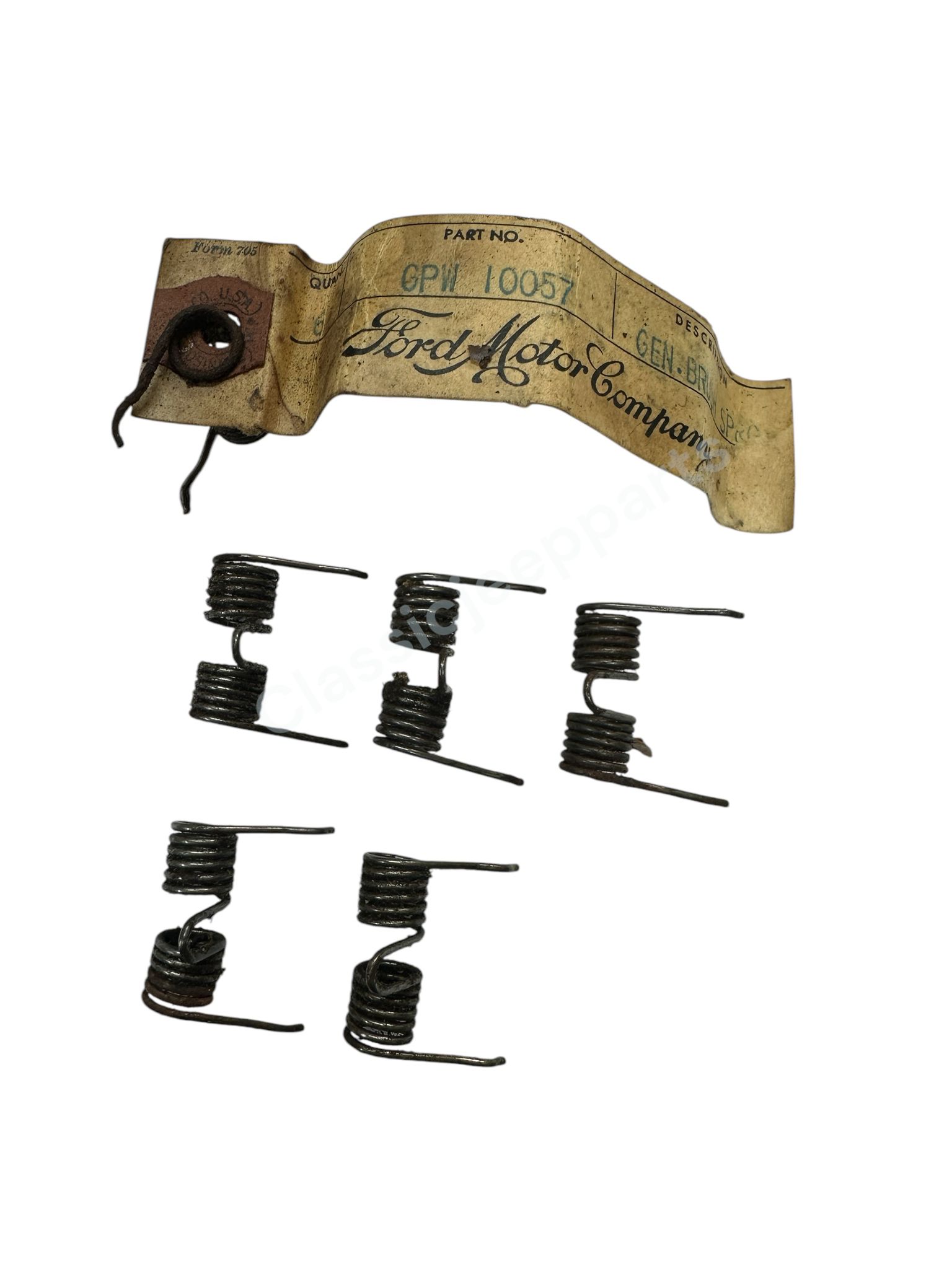 NOS Generator brush spring 