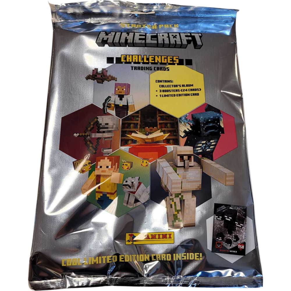 Minecraft 4 (Challenges), Startpaket Samlarkort