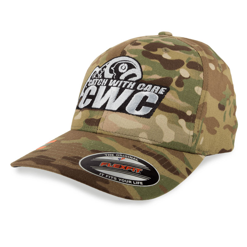 CWC Flexfit Cap, Camo CWC Logo