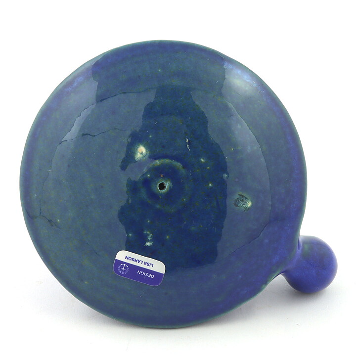 Lisa Larson (Sköldpaddor 1963) Blue Turtle with Relief Decor 10 cm (2)