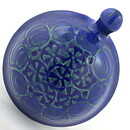 Lisa Larson (Sköldpaddor 1963) Blue Turtle with Relief Decor 10 cm (2)