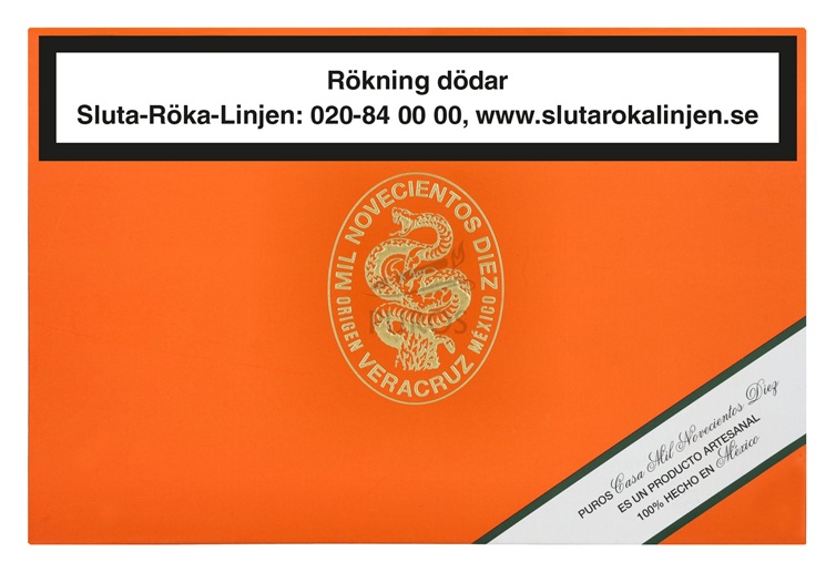 Casa 1910 Revolutionary Edition Cuchillo Parado Robusto Cigarrlåda 10-pack