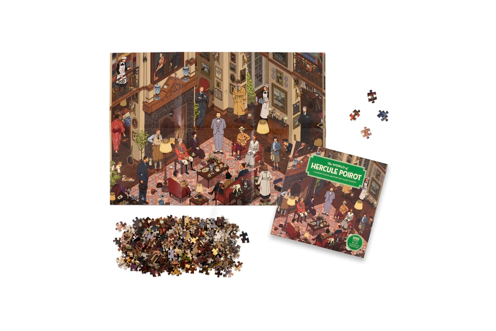 The World of Hercule Poirot, 1000 Piece Puzzle with Clues - 7