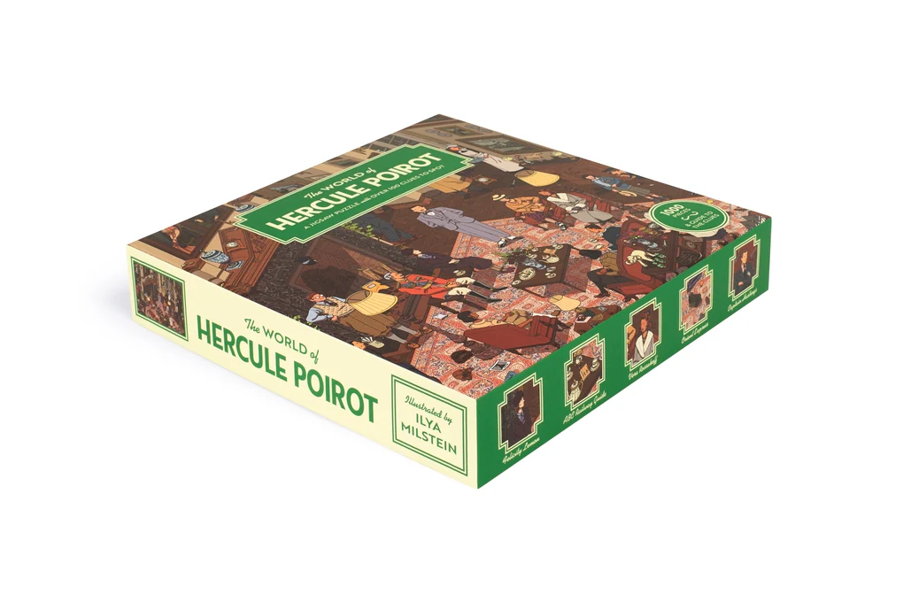 The World of Hercule Poirot, 1000 Piece Puzzle with Clues - 4