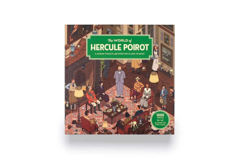 The World of Hercule Poirot, 1000 Piece Puzzle with Clues - 2