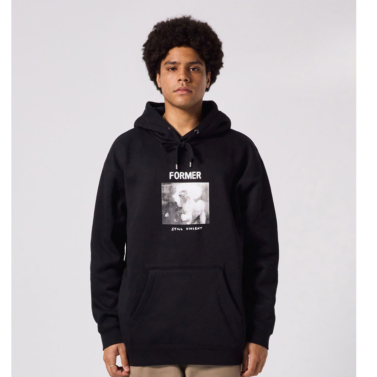Former hoodie war poodle black - 3