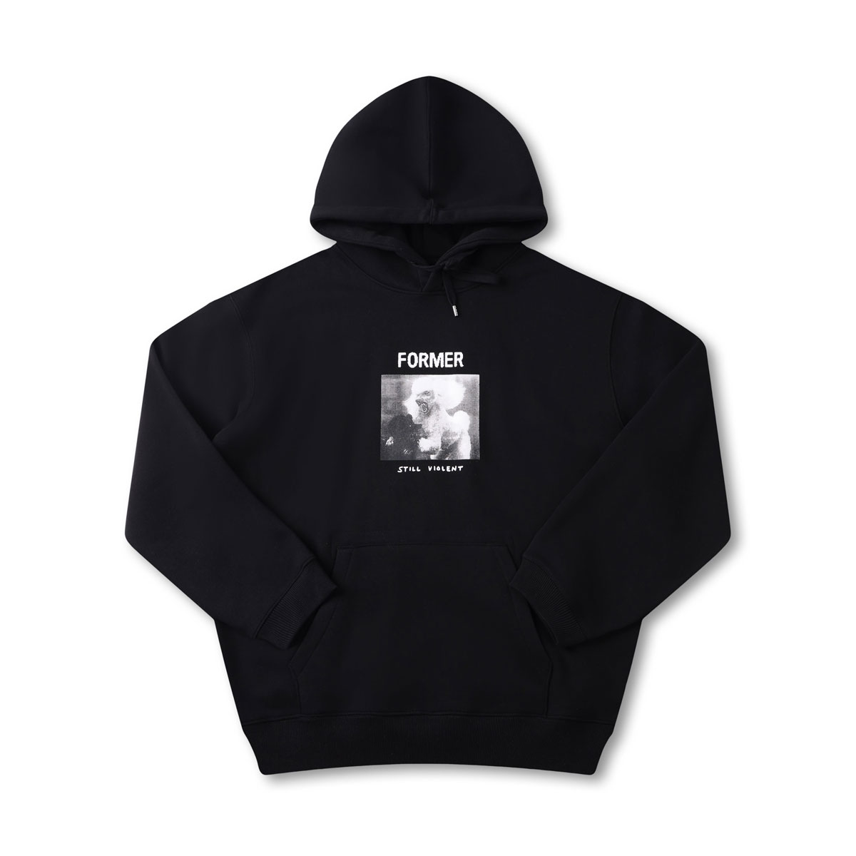 Former hoodie war poodle black