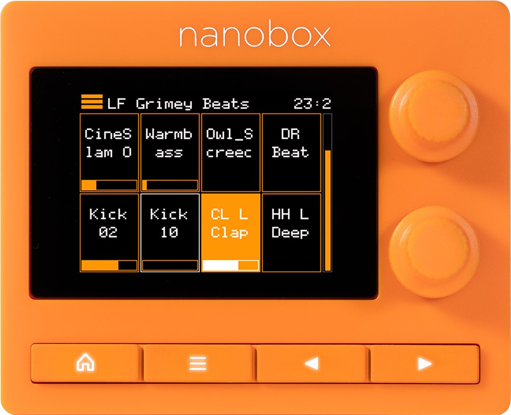 1010music Nanobox Tangerine - Compact streaming sampler - JAM