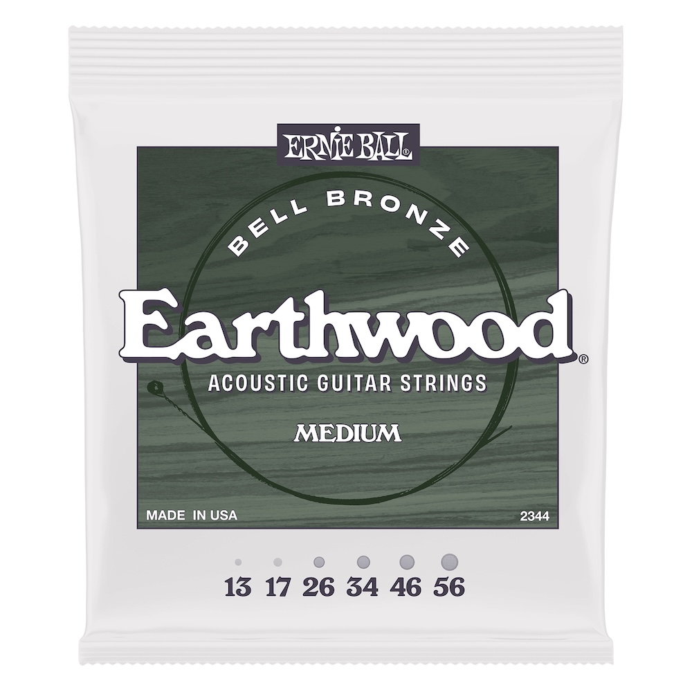 Ernie Ball EB-2344 Earthwood Bell Bronze Acoustic Strings 013-056